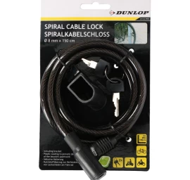 Dunlop Spiralinis Didžiųjų Dviračių Laikiklis Su Raktų Dangteliu 0,8x150 Cm