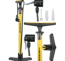 Dunlop Tyre Bike Pump 174 Psi (12 Bar) Geltonos Spalvos