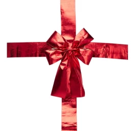 Durų Kortelė 33x10x42cm Ribbon 4,3m Red