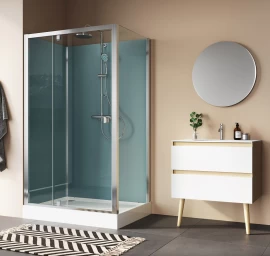 Dušo boksas RONAL MODUL 1200 su 2 dalių stumdomom durim 900x1200 21294S2