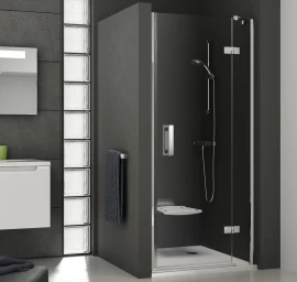 Dušo durys Ravak SmartLine SMSD2-100, chromas+stiklas skaidrus, dešininės 0SPAAA00Z1
