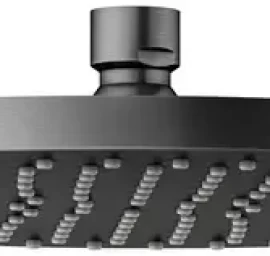 Dušo galva apvali KEUCO 250, brushed black chrome 59886130201