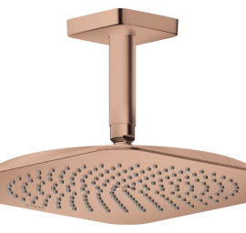 Dušo galva AXOR Citterio C 270x270 1jet EcoSmart su lubiniu pajungimu, Brushed Red Gold, 28793310