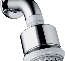 Dušo galva HANSGROHE Clubmaster 85 3jet EcoSmart su dušo alkūne, chromas, 26606000