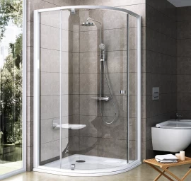 Dušo kabina Ravak PSKK3-90 baltas stiklas Transparent 37677100Z1