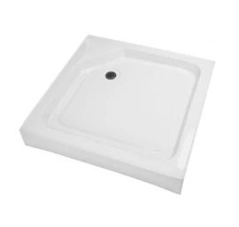 Dušo kabinos padas OCEAN 80x80, baltas kvadratinis