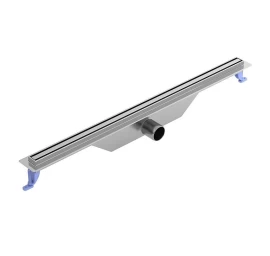 Dušo latakas su grotelėmis Cersanit SLIM TAKO 80 cm, šlifuoto plieno, S907-014