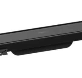 Dušo latako grotelės Hansgrohe RainDrain Match 60 cm, juoda matinė