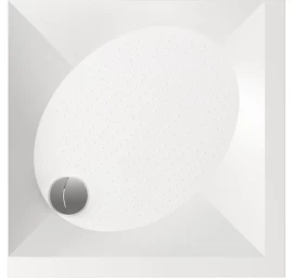 Dušo padėklas PAA ART KV 80, 80x80 cm, balta, KDPARTKV80/00