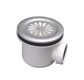 Dušo padėklo sifonas Basic 90 mm, nerūdijančio plieno