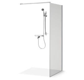 Dušo sienelė Brasta Glass Ema 140 cm, skaidrus stiklas
