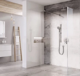 Dušo sienelė Ravak Walk-In Corner Set 110x80, chromas+stiklas Transparent, GW1CD4C0SZ1