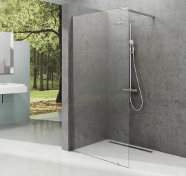 Dušo sienelė Ravak Walk-in Wall-120 v.200 blizgi+stiklas Transparent GW9WG0C00Z1