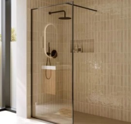 Dušo sienelė Riho Define 400 Gunmetal Mat 90 cm