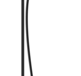 Dušo sistema Hansgrohe 200 1jet Vernis Blend su termostatu, mat. juoda, 26276670
