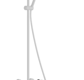Dušo sistema HANSGROHE Pulsify S Puro 260 1jet su Ecostat Fine termostatu, matinė balta, 24222700