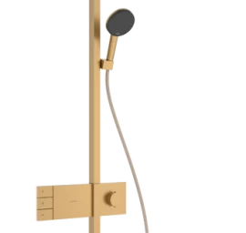 Dušo sistema HANSGROHE Raindance Alive Q su termostatu šlifuotos bronzos, 24591140