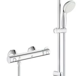 Dušo termostatas Grohetherm 800 su dušo komplektu tempesta II, chromas 34565001