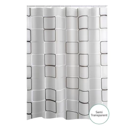 Dušo užuolaida Ridder Modern Retro skaidri 180x200cm, 3109307