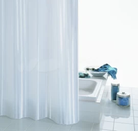 Dušo užuolaida Ridder Satin, 180x200 cm, balta, 47151