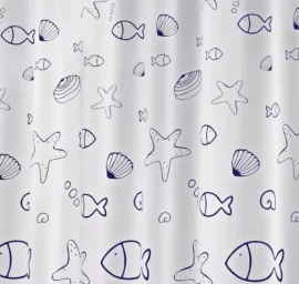 Dušo užuolaida Ridder Seashell, 180x200 cm, 32630