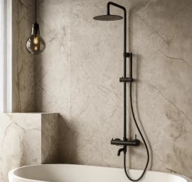 Dušo / vonios sistema Balneo CASCADE - 1, juodos sp., H0301060505