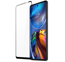 Dux Ducis 10d Grūdintas Stiklas 9h Grūdintas Stiklas Visam Ekranui Su Rėmeliu Motorola Moto E32 Juodas (pritaikytas Dėklui)