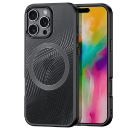 Dux Ducis Aimo Mag Dėklas Su Magsafe Iphone 16 Pro - Juodas