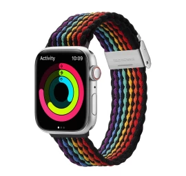 dux Ducis Dirželis (ii Mišinio Versija) Apple Watch Se, 9, 8, 7, 6, 5, 4, 3, 2, 1 (41, 40, 38 Mm) Pintas Dirželis Su Tamsiomis Juostelėmis Apyrankė dux Ducis Dirželis (ii Mišinio Versija) Apple Watch Se, 9, 8, 7, 6, 5, 4, 3, 2, 1 (41, 40, 38 Mm) Pintas Dirželis Su Tamsiomis Juostelėmis Apyrankė