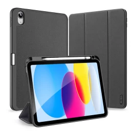 Dux Ducis Domo Dėklas Ipad 10,9&#039;&#039; 2022 (10. Gen.) Smart Cover Stand Black