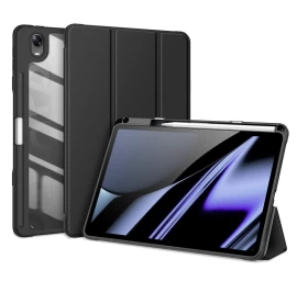 Dux Ducis Ducis Toby šarvuotas Atlenkiamasis Dangtelis Smart Case For Oppo Pad Su Rašiklio Laikikliu, Juodas Dux Ducis Ducis Toby šarvuotas Atlenkiamasis Dangtelis Smart Case For Oppo Pad Su Rašiklio Laikikliu, Juodas