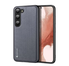 Dux Ducis Fino Dėklas Samsung Galaxy S23+ Dėklas Su Silikoniniu Rėmeliu Pilkos Spalvos