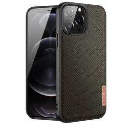 Dux Ducis Fino Dėklas Su Nailono Danga Iphone 13 Pro Max, žalias