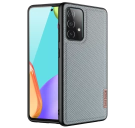 Dux Ducis Fino Dėklas Su Nailono Danga Samsung Galaxy A72 4g Pilkas