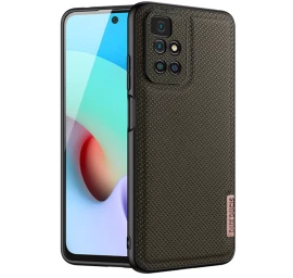 Dux Ducis Fino Dėklas Su Nailono Danga, Skirtas Xiaomi Redmi 10 - žalias