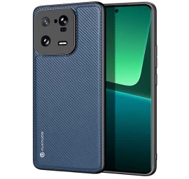 Dux Ducis Fino Dėklas Xiaomi 13 Pro Dėklas Su Silikoniniu Rėmeliu, Mėlynas