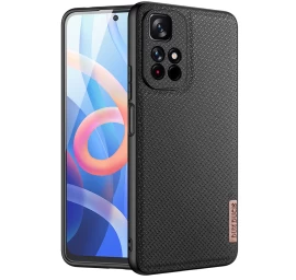 Dux Ducis Fino Nailonu Dengtas Dėklo Dangtelis Poco M4 Pro 5g Juodas