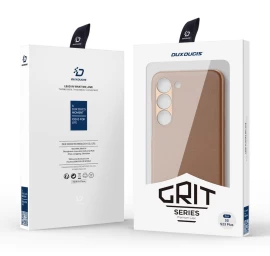Dux Ducis Grit Dėklas Samsung Galaxy S23+ Elegantiškas Dirbtinės Odos Dangtelis Rudos Spalvos Dux Ducis Grit Dėklas Samsung Galaxy S23+ Elegantiškas Dirbtinės Odos Dangtelis Rudos Spalvos