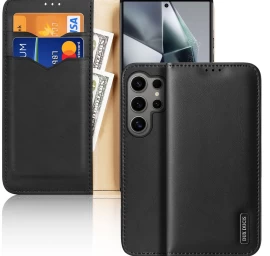 Dux Ducis Hivo Apverčiamasis Dangtelis Su Rfid Užraktu, Skirtas samsung Galaxy S24 Ultra - Juodas