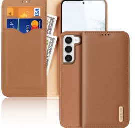 Dux Ducis Hivo Dėklas Samsung Galaxy S23+ Apverčiama Piniginė Piniginė Rfid Užraktas Rudos Spalvos Dux Ducis Hivo Dėklas Samsung Galaxy S23+ Apverčiama Piniginė Piniginė Rfid Užraktas Rudos Spalvos