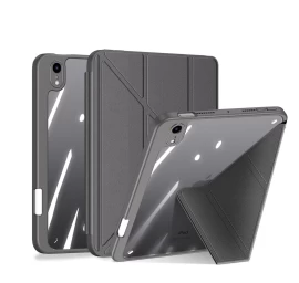 Dux Ducis Magi Dėklas Ipad Mini 2021 Išmanusis Dėklas Su Stovu Ir Apple Pencil Laikikliu Pilkos Spalvos