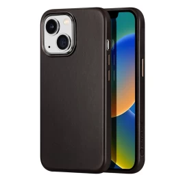 Dux Ducis Naples Odinis Dėklas Iphone 14 Plus (suderinamas Su Magsafe), Tamsiai Rudas