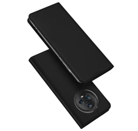 Dux Ducis Skin Pro Dėklas Honor Magic5 Flip Cover Card Wallet Stand Black