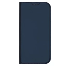 Dux Ducis Skin Pro Dėklas Iphone 16 Pro Su Atverčiamu Dangteliu Ir Kortelių Lizdu - Mėlynas
