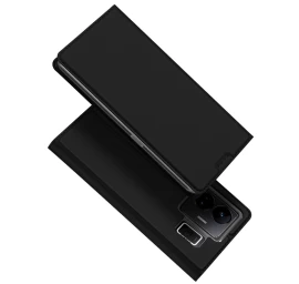 Dux Ducis Skin Pro Dėklas Realme Gt Neo 5 / Realme Gt3 Flip Cover Card Wallet Stand Black