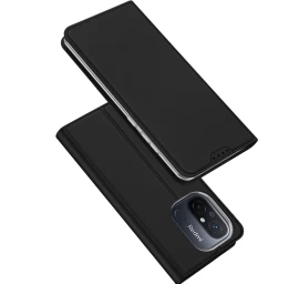 Dux Ducis Skin Pro Dėklas Xiaomi Redmi 11a / Poco C55 / Redmi 12c, Apverčiamasis Dangtelis, Kortelės, Piniginės Stovas, Juodas Dux Ducis Skin Pro Dėklas Xiaomi Redmi 11a / Poco C55 / Redmi 12c, Apverčiamasis Dangtelis, Kortelės, Piniginės Stovas, Juodas