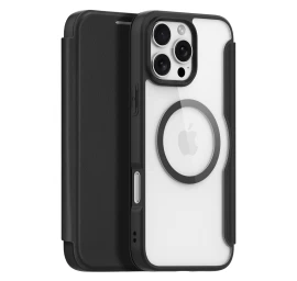Dux Ducis Skin X Pro Dėklas Iphone 16 Pro Max Su Magsafe Ir Flip - Juodas