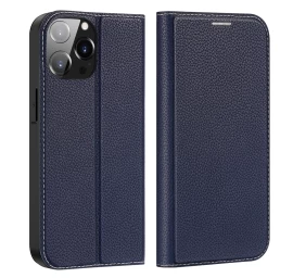 Dux Ducis Skin X2 Dėklas Iphone 14 Pro Max Su Magnetiniu Atvartu, Mėlynas