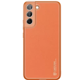 Dux Ducis Yolo Elegantiškas Ekologiškos Odos Dėklas, Skirtas Samsung Galaxy S22+ (s22 Plus), Oranžinis Dux Ducis Yolo Elegantiškas Ekologiškos Odos Dėklas, Skirtas Samsung Galaxy S22+ (s22 Plus), Oranžinis