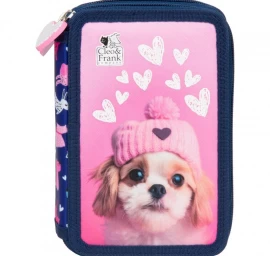 Dviejų Aukštų Pieštukinė Cleo Ir šuo Frankas Su Priedais